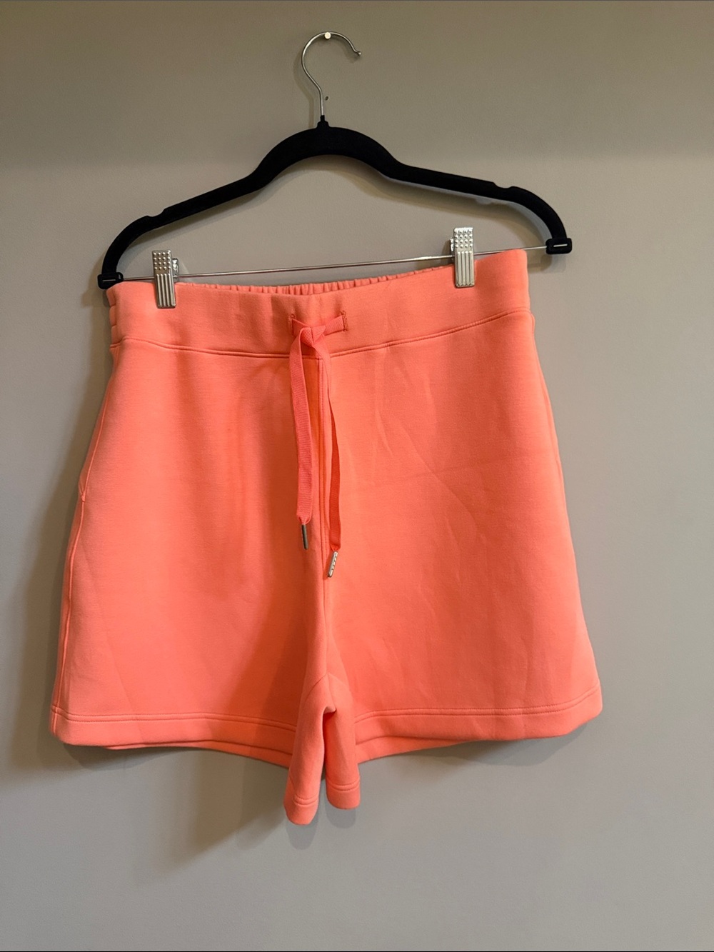 SPANX Coral Drawstring Athletic Shorts